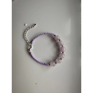 琉璃珠手鏈(淺紫色)