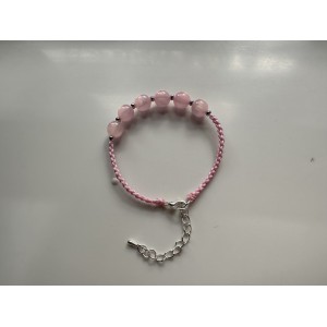 琉璃珠手鏈(粉色)