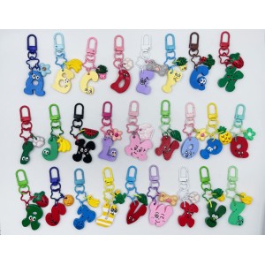 礦香石字母吊飾